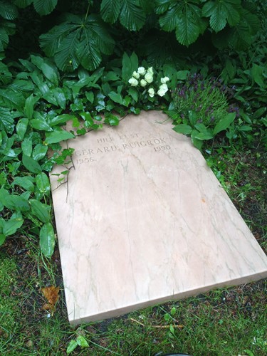 Het graf van Nouds vriend Gerard